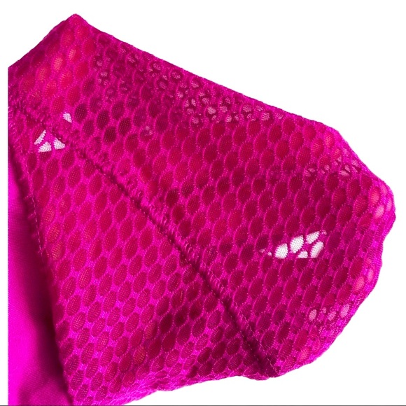 Reebok Women’s Pink Playice Mesh Racerback Athletic Tank Top, Size Small - Picture 7 of 13